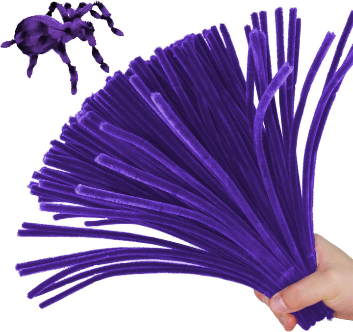 200PCS Pipe Cleaners with Instruction Manual 20 Colors Chenille Stems Bulk Art Craft Supplies Colorful Thick Fluffy Fuzzy Wire Sticks DIY Project for Kids Adults Back to School Supplies