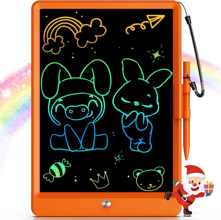 Toys for 3-6 Years Old Girls Boys, LCD Writing Tablet 10 Inch Doodle Board, Electronic Drawing Pads, Educational Birthday Gift for 3 4 5 6 7 8 Years Old Kids Toddler (Blue)