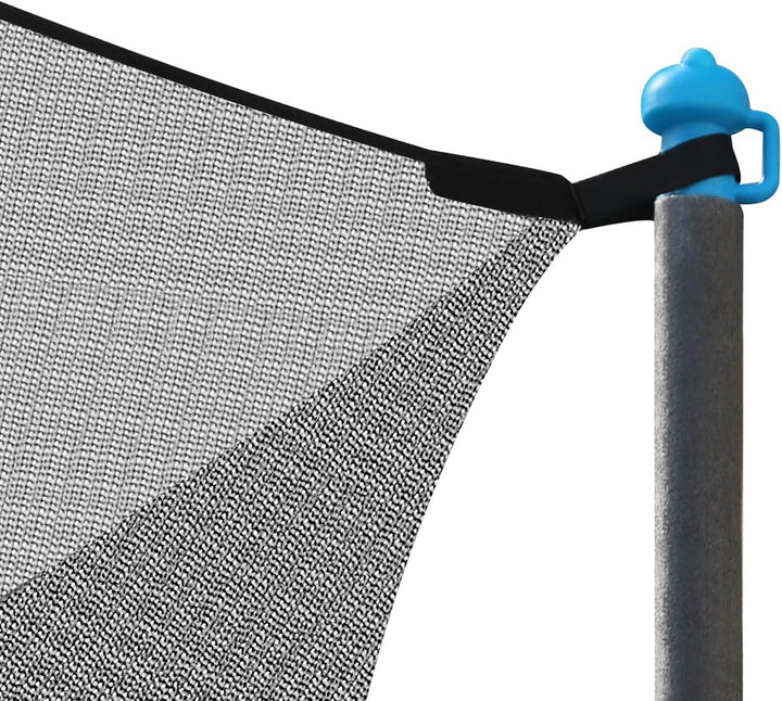14FT Trampoline Enclosure Net with Universal Trampoline Replacement Enclosure Poles and Hardware (Only Fit for 14FT Trampoline with 6 Poles)