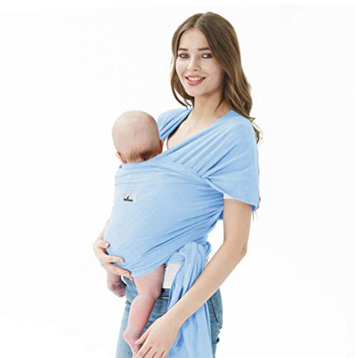Baby Wraps Carrier,  Baby Carrier,Hands Free Infant Carrier, Lightweight,Breathable,Softness,Heather Grey