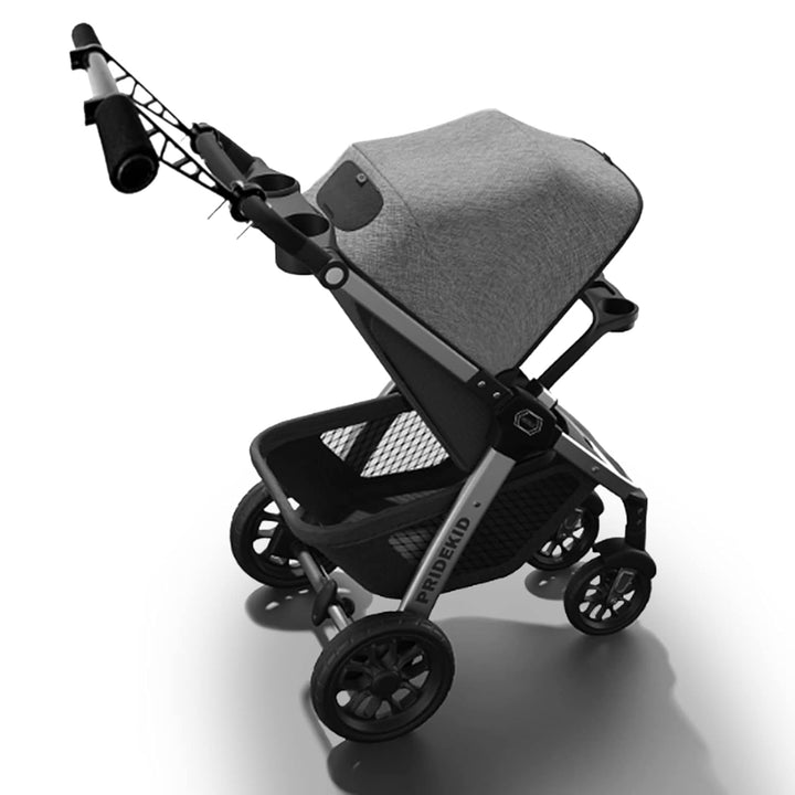 Stroll Handle Extension Bar,Stroll in Comfort with Our Universal Stroller Handle Extender - Fits All Types of Strollers, Easy to Install, Extends Handle by 5.5 Inches - Perfect for Busy Parents