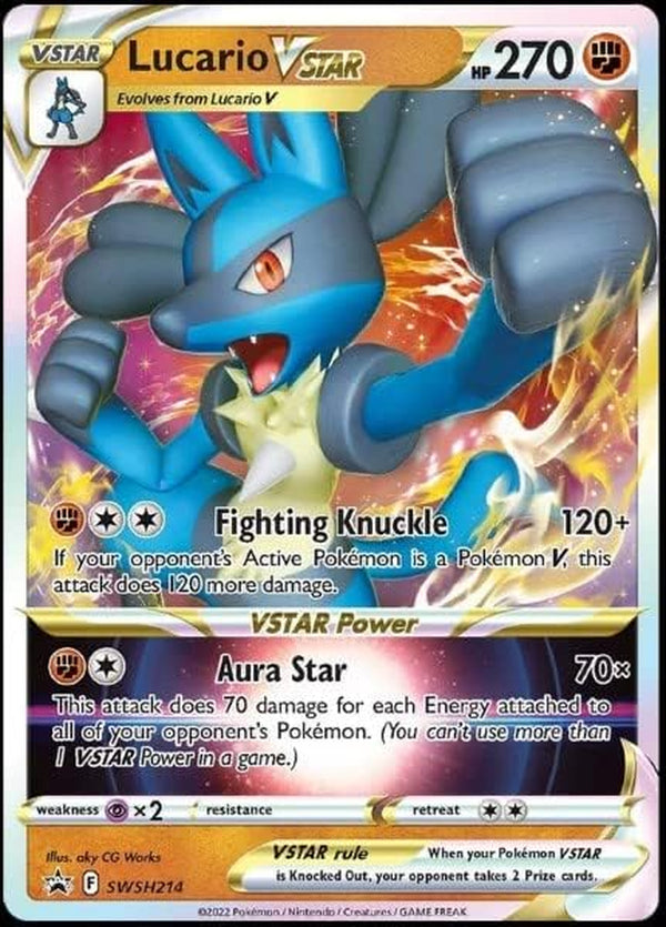 - Lucario VSTAR -SWSH214 - Black Star Promo