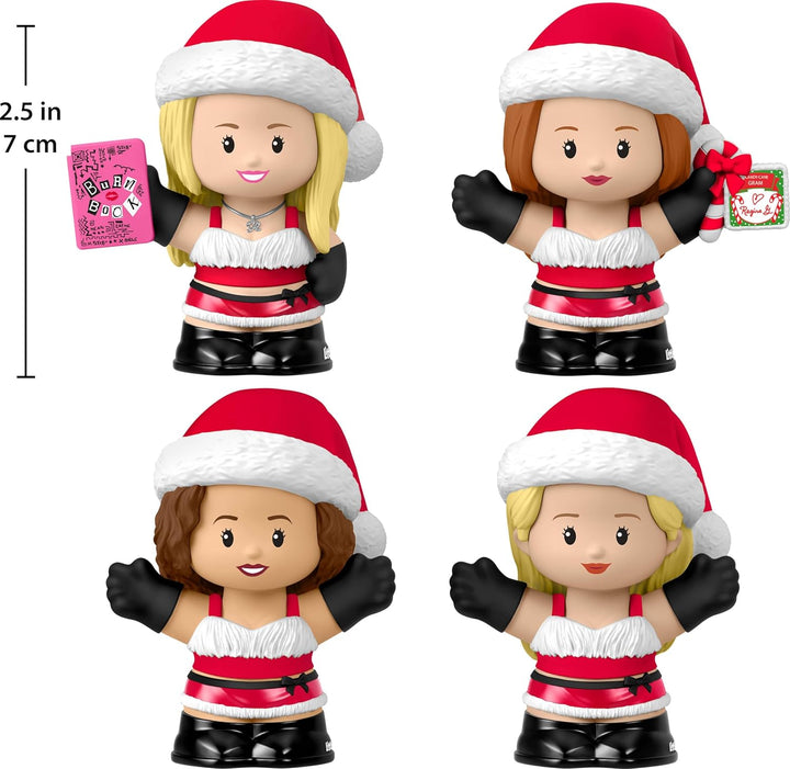Mean Girls Movie Special Edition Holiday Set for Adults & Fans, 4 Figures in a Display Box