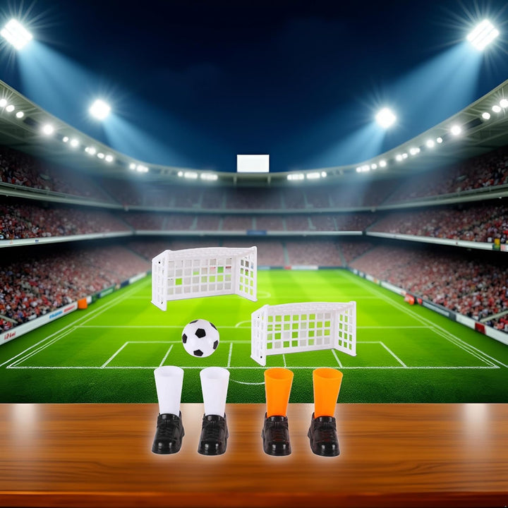 1 Set Finger Soccer Game Finger Footballs Match Funny Finger Table Game Sets with Two Goals for Fans Club Party Gifts Soccer Games