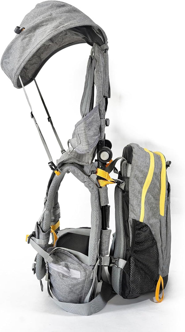 Shoulder Hiking Carrier for Child and Toddler with Sunshade and Detachable Backpack by Our Expedition
