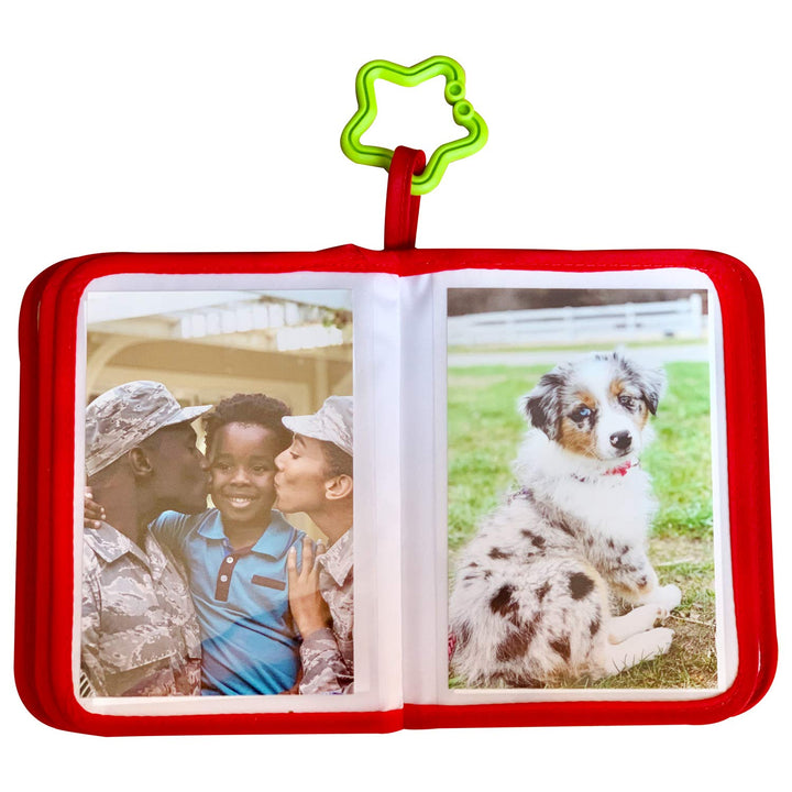 Baby Photo Album - Soft Baby Book First Year Baby Photo Book | My First Book of Photos with Woodland Animals - Baby Album Holds 4X6 Pictures for Memory Album Baby Shower