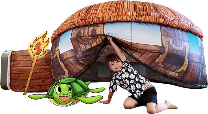 The Original Patented Airfort - Build a Fort in 30 Seconds, Inflatable Fort for Kids, Play Tent for 3-14 Years, a Playhouse Where Imagination Runs Wild, Fan Not Included (Space Shuttle)