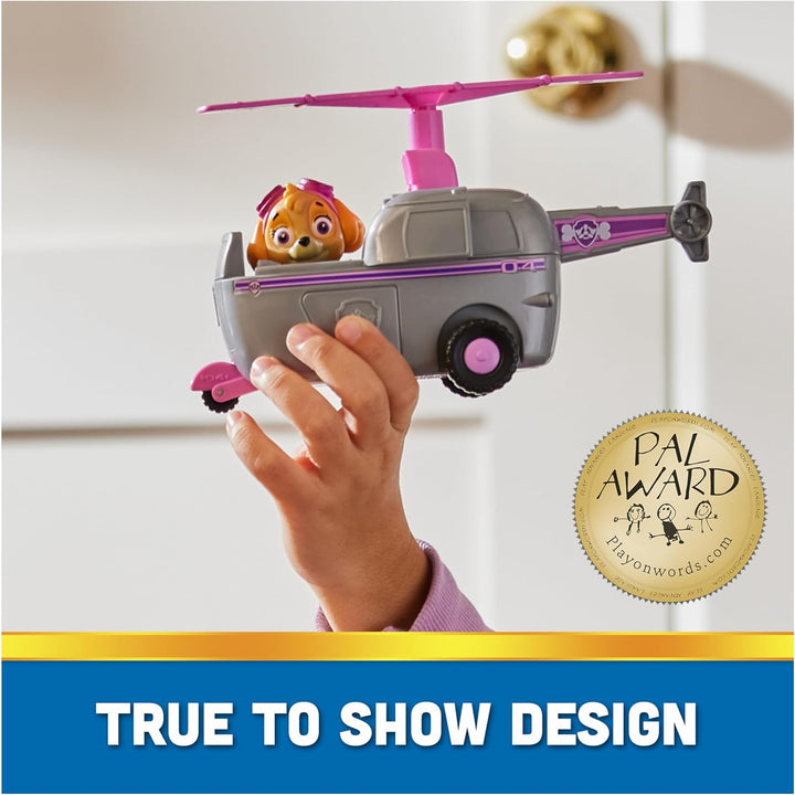 , Skye’S Helicopter, Toy Vehicle with Collectible Action Figure, Sustainably Minded Kids Toys for Boys & Girls Ages 3 and Up