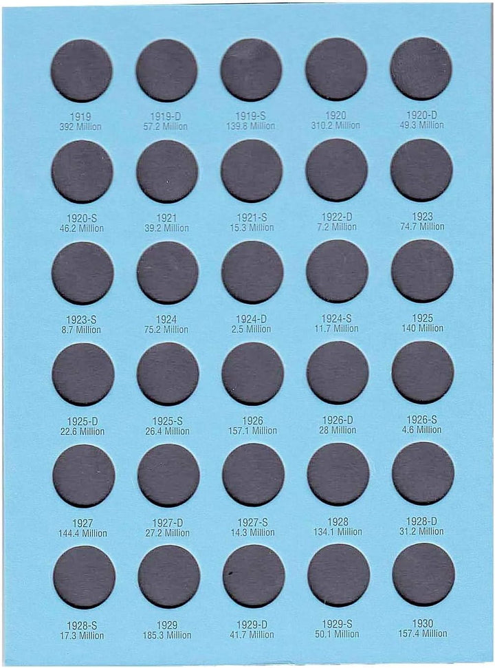 US Lincoln Cent Coin Folder Four Volume Set 1909 - Date #’S 9004, 9030, 9033, 4004