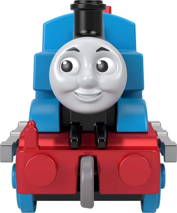 by  Collectible Toy Train, Small Die-Cast Mattel 80Th Engine with Premium Deco & 2 Stock Cars with Red Crystal Cargo