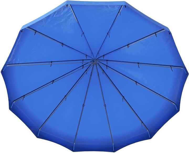Trampoline Canopy Tent, Trampoline Shade Cover with Frame for 6Ft, 8Ft, 10Ft, 12Ft, 14Ft, 16Ft Trampolines Cover Top Accessories, Outdoor Sports Sun Shade Top Cover Roof - Sunshade, Rain and Snow (Si