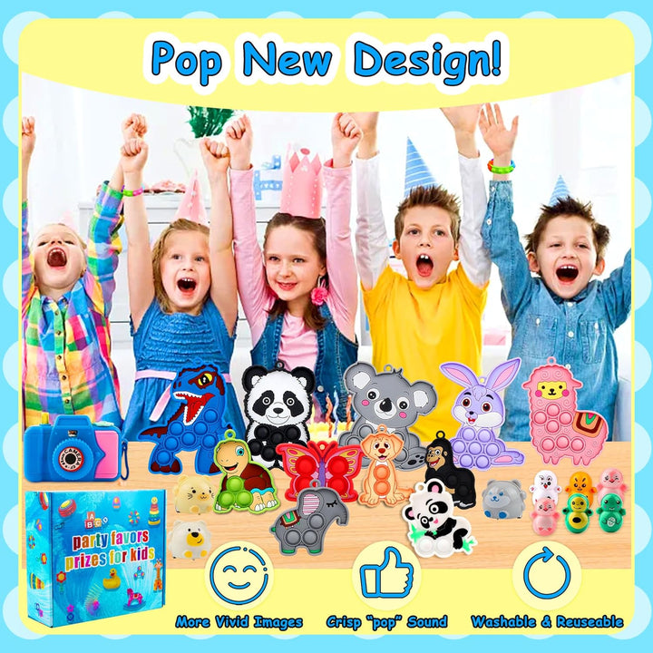 640 PCS Prize Treasure Box Toys for Classroom, Party Favors for Kids, Fidget Toys Bulk, Goodie Bags Stuffers for Kids, Birthday Gifts, Pinata Stuffers, Carnival Prizes