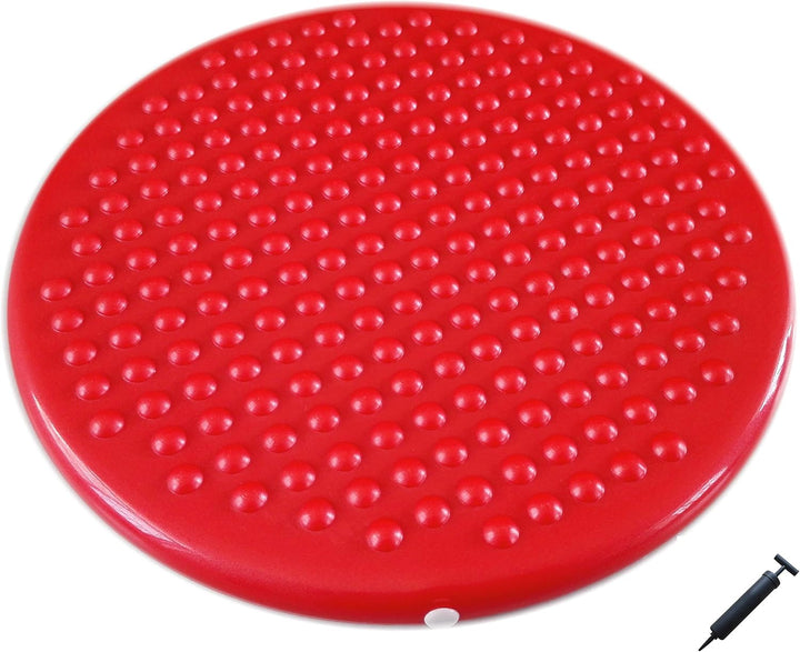 Jr. Inflatable Seat Cushion with Pump, 31Cm/12In Diameter, Sensory Wiggle Seat for Kids