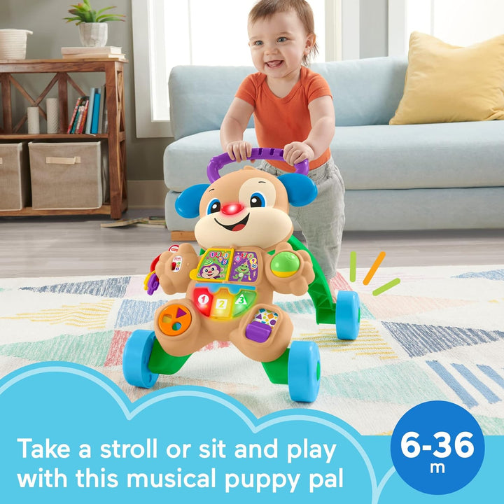 Baby Toy Laugh & Learn Smart Stages Learn with Puppy Walker with Music Lights & Activities for Infants Ages 6+ Months