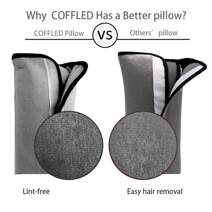 Gray Seat Belt Pillow for Kids 2PC, Seatbelt Pillow for Child Travel, Seat Belt Pillow for Toddler Head Protector, Shoulder Pad for Car Safety Seatbelt, Car Sleeping Seat Belt Pillow Support