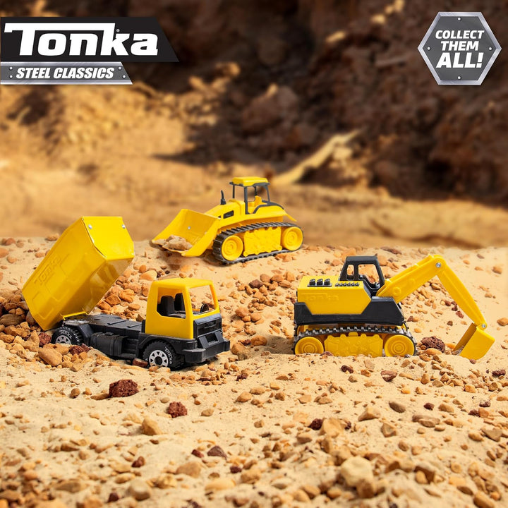 - Steel Classics Giga Series - Dump Truck & Bulldozer, 2-Pack