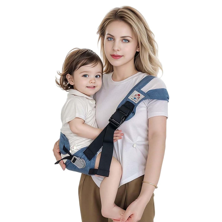 Baby Sling Carrier,Baby Carrier Newborn to Toddler Carrier Essentials Safety Non-Slip Baby Half Wrapped Sling Hip Holderr Carrying 8-35Lbs(Black)