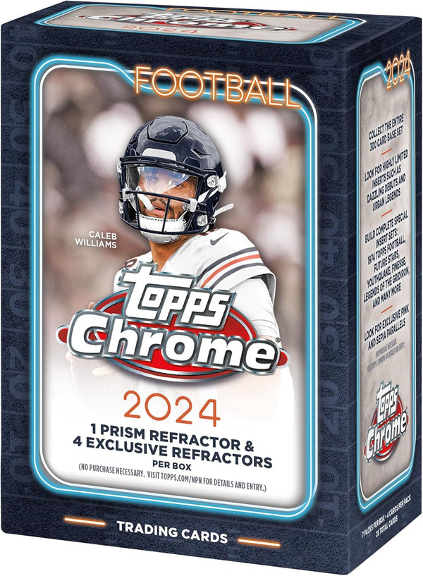 2024  Chrome Football Cards Factory Sealed Value Box