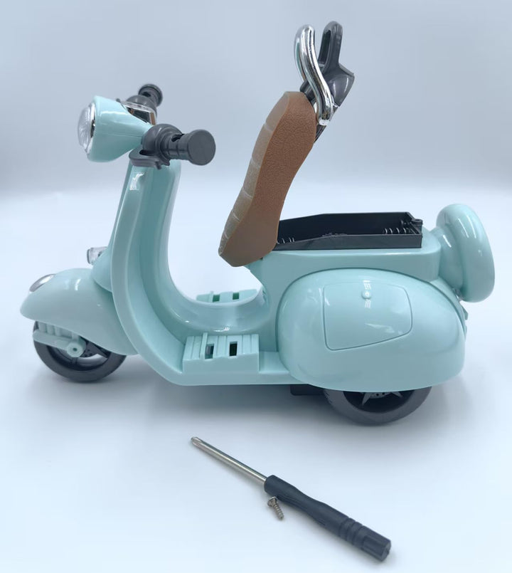 Scooter for 17Cm Dolls Accessories Hamster Pet Electric Toy (Green)