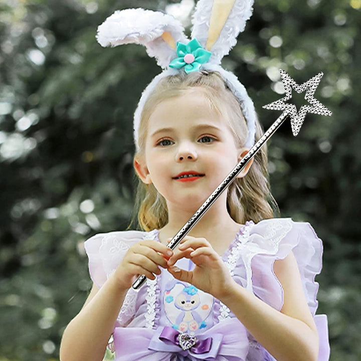 13 Inches Fairy Wand Star Wand Princess Angel Wands for Birthday Party Wedding Christmas Cosplay