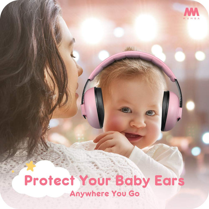 Baby Ear Protection Noise Cancelling Headphones for Babies and Toddlers Baby Earmuffs - Ages 3-24+ Months