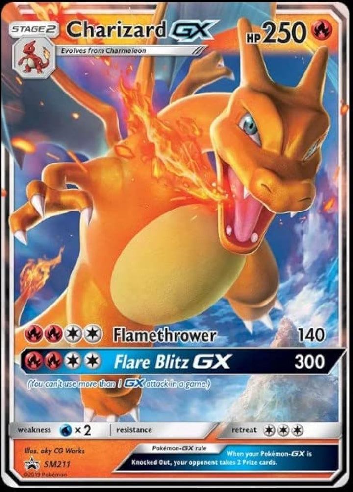 Charizard GX - SM211 - Hidden Fates -  Black Star Promo - Ultra Rare Holo