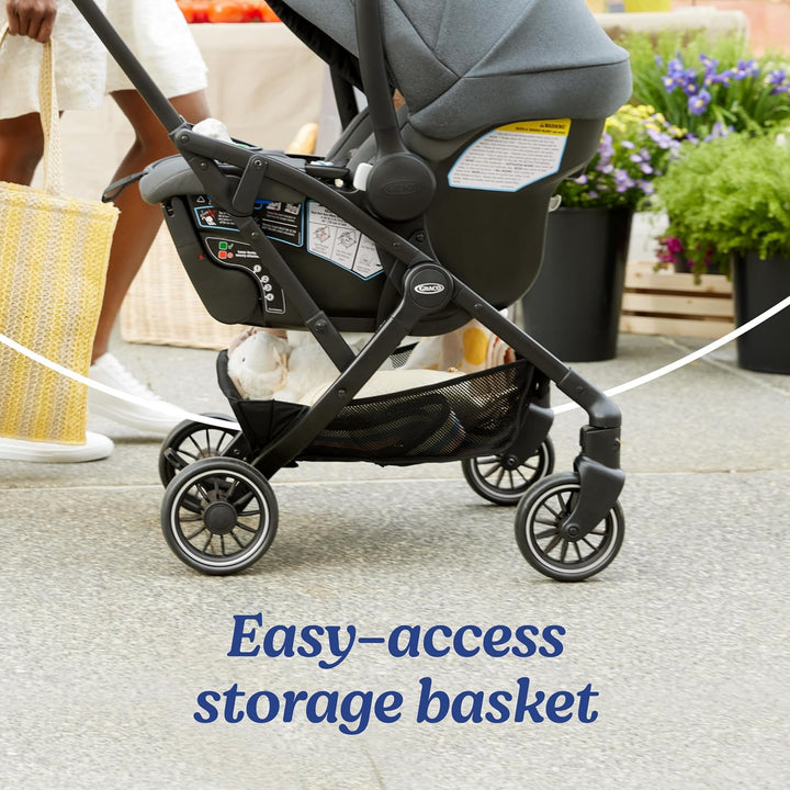Gomax Next Gen Travel System, Car Seat Stroller Combo, Rear Facing Infant Car Seat, Compact Stroller for Travel