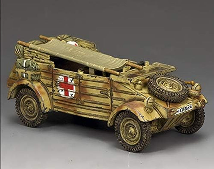 WW2 German Army WH094 Afrika Korps Kubelwagen Ambulance 1:30 Scale Mixed Media