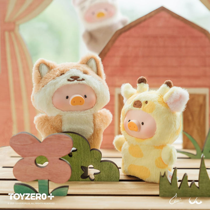 Lulu the Piggy Blind Box Figures - Puppet Show Series Plush Keychain Blind Boxes Figurines Cute Stuffed Animals Mystery Box Collectibles Toys Home Decorations Holiday Birthday Gifts, Single Box