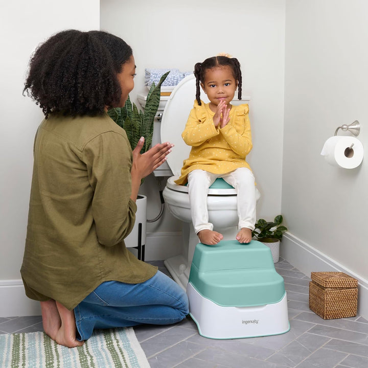 Prepare to Potty 3-In-1 System - Potty Training Toilet, Topper, Step Stool, Easy Setup, for Toddlers Ages 18 Months+