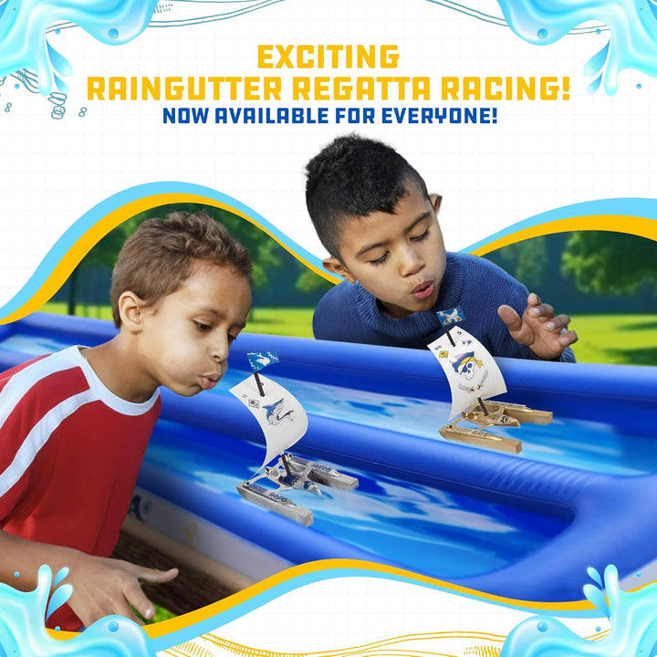 Raingutter Regatta Trimaran Race Boat Kit - Easy Build DIY Model for Kids & Scouts (Scouting America)