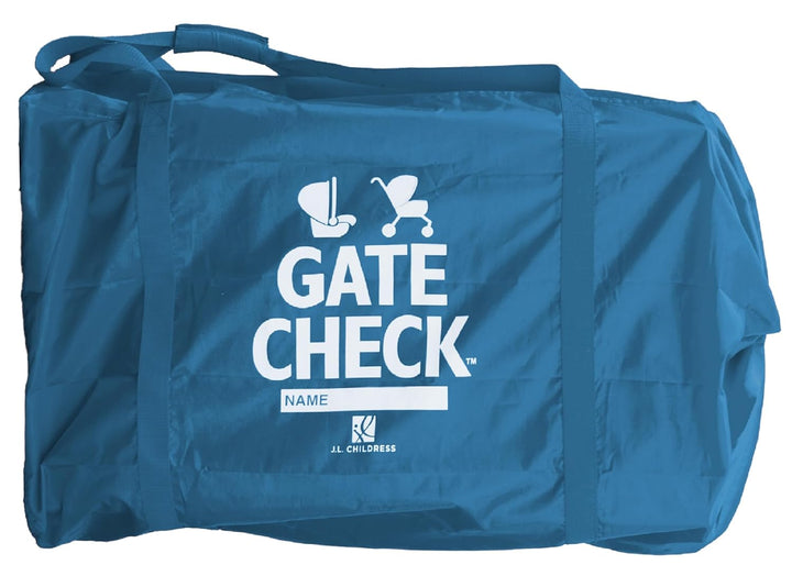 Gate Check Bag for Single & Double Strollers - Travel Bag for Airplane, Fits Most Standard Baby Strollers, Airport Accessories for Gate Check, Flying Essentials - Red