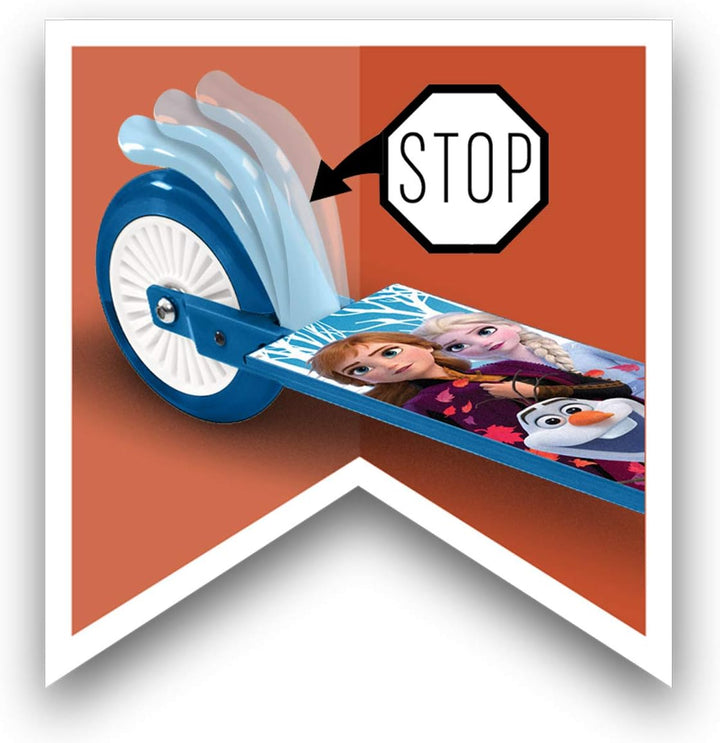 Disney Anna, Elsa, RN244042, Frozen II Folding Scooter, Blue, One Size
