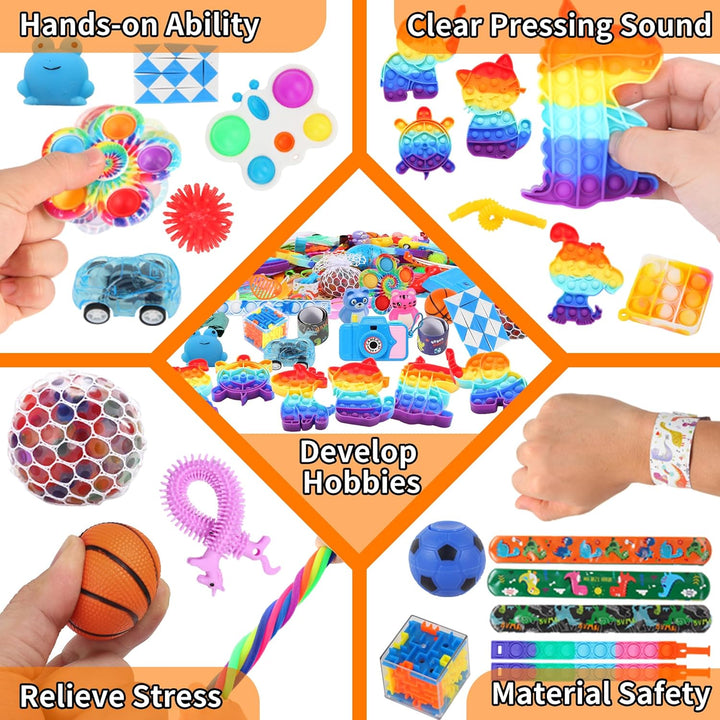 1000Pcs Party Favors for Kids, Fidget Toys Bulk, Birthday Gift Toys, Fidgets Stocking Stuffers, Treasure Box Birthday Party, Goodie Bag Stuffers, Carnival Prizes, Pinata Stuffers, Classroom Prizes