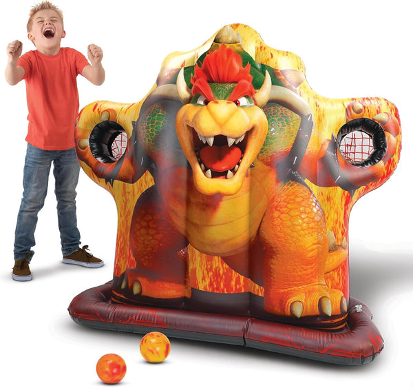Bowser Inflatable Sports Game for Kids, Indoor Games or Outdoor Games for Kids and Adults, Approximate Inflated Size 51 Inches L X 18 Inches W X 46 Inches H