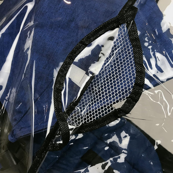 Stroller Rain Cover Universal Stroller Cover for Toddler Umbrella Stroller,Compact Travel Stroller, Waterproof Snow Wind Weather Shield,Food Grade EVA No Odor