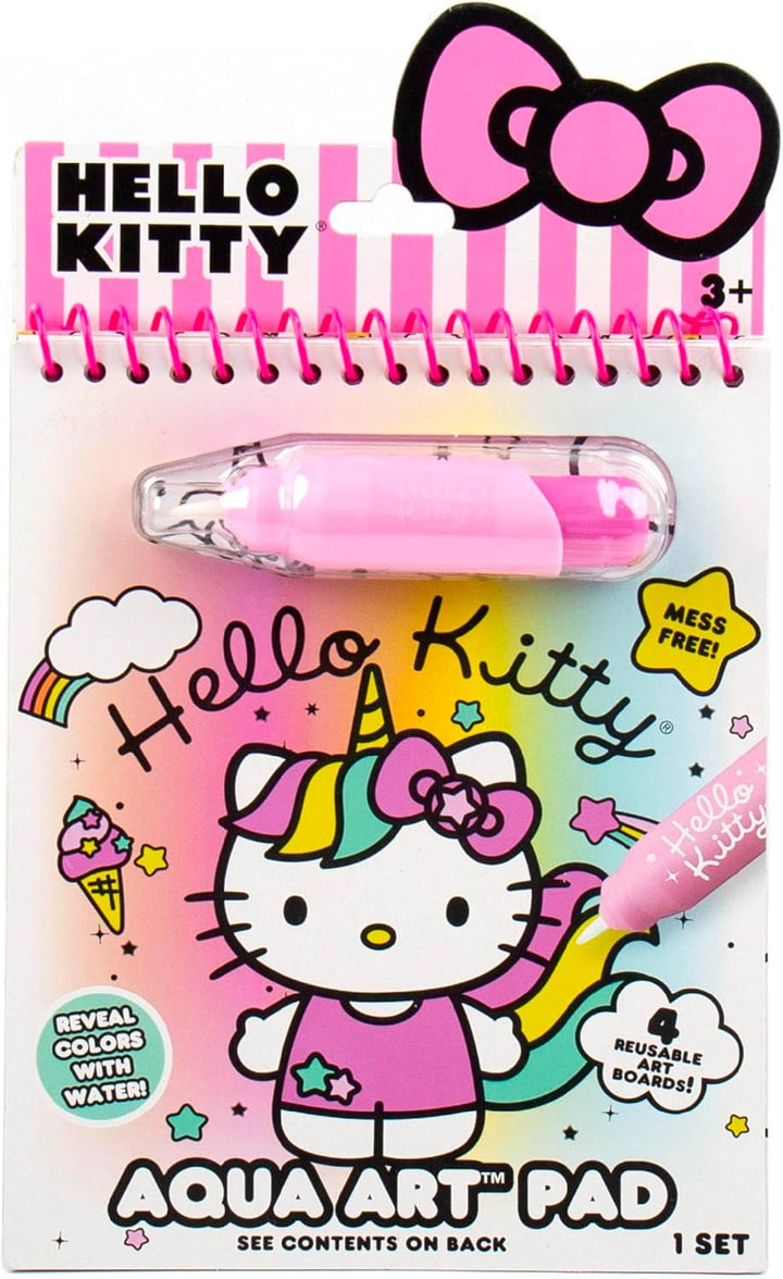 Bluey Aqua Art - Reusable Water Reveal Activity Pages with Water Pen for No-Mess Drawing and Coloring