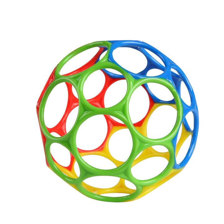Oball Easy Grasp Classic Ball Bpa-Free Infant Toy in Red, Yellow, Green, Blue, Age Newborn and Up, 4 Inches