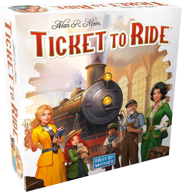Ticket to Ride Board Game (2025 Refresh) - a Cross-Country Train Adventure for Friends and Family, Strategy Game for Kids & Adults, Ages 8+, 2-5 Players, 30-60 Minute Playtime