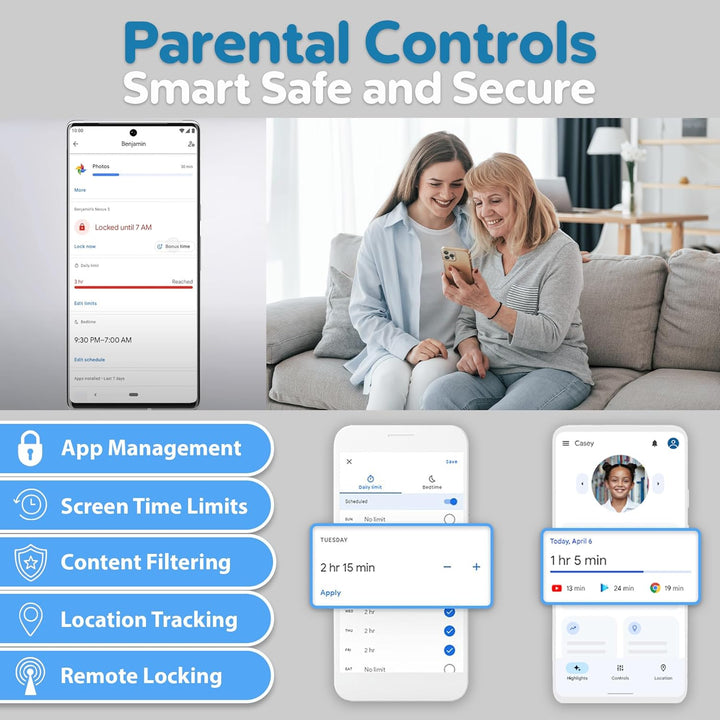 10" Android Kids Tablet Bundle - 32GB, 80+ Disney Storybooks ($350 Value), Parental Controls, Kid-Proof Case W/Kickstand & Stylus, Headphones & Sleeve Bag - Purple