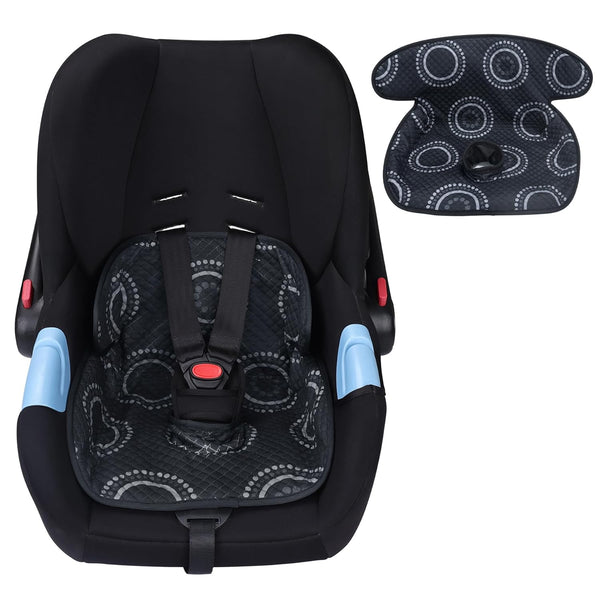 Piddle Pad, Car Seat Potty Training Protector, Baby Waterproof Car Seat Cover with Anti-Slip Backing, Machine Washable Liner for Toddler Carseat, Stroller (Black)
