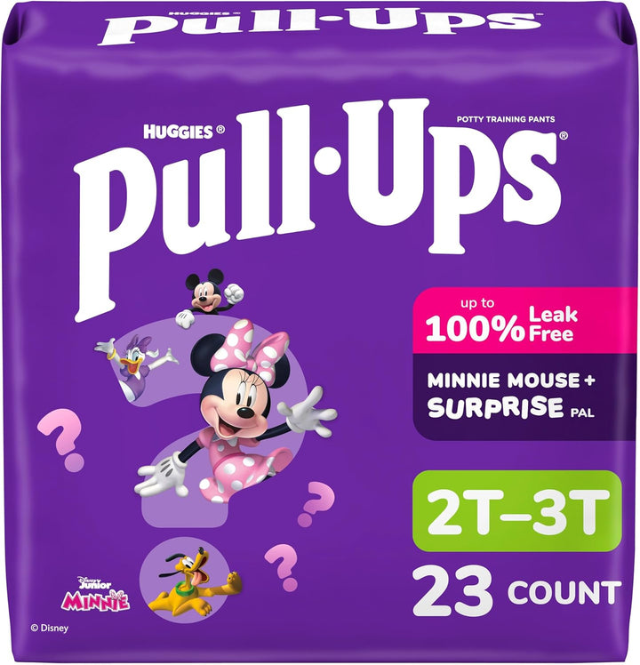 Girls' Potty Training Pants, Size 3T-4T Training Underwear (32-40 Lbs), 112 Count (4 Packs of 28)