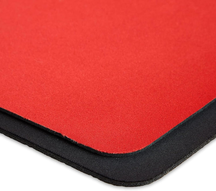 Card Playmat for Trading Card Games - 24 X 14 In, 2-Pack (Black & Red) - Roll-Up Mat with Smooth Surface for MTG & Board Games