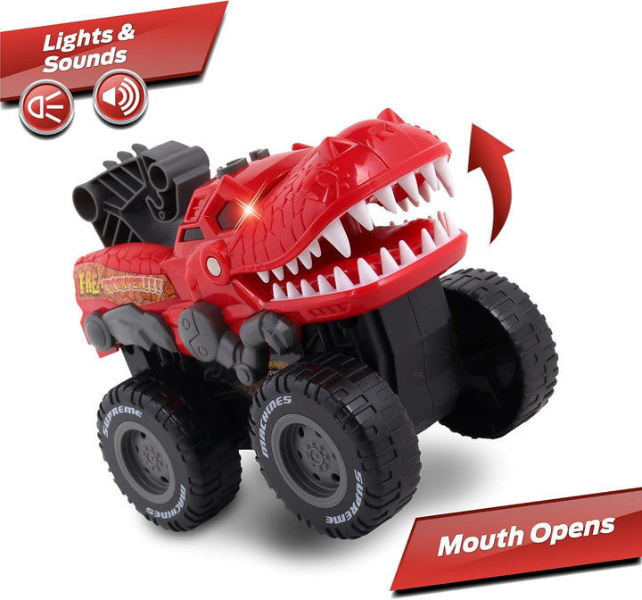 Supreme Machines Lights and Sounds T-Rex Chomper Mid-Sized, Multi