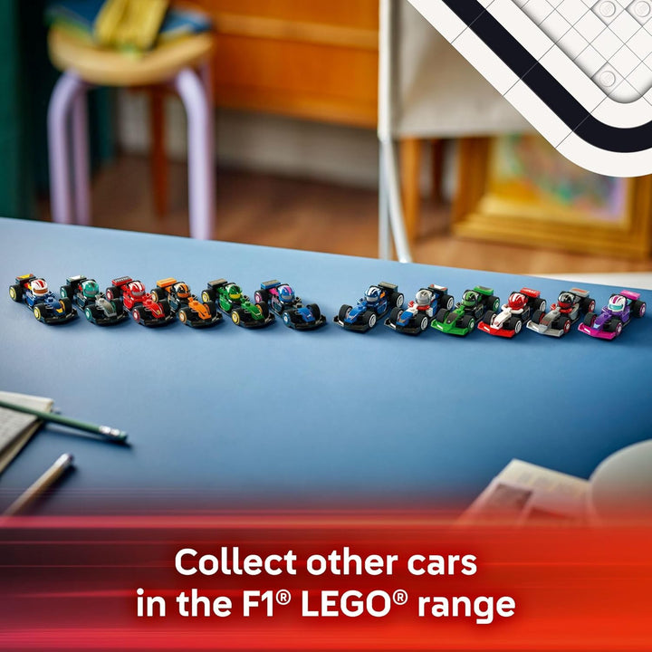 F1 Collectible Race Cars, 6 Pack - Building Set for Boys & Girls, Ages 6+ - Birthday Party Favor or Gift - Mystery Box W/Surprise F1 Car Toys - Travel Toys for Kids - 66796