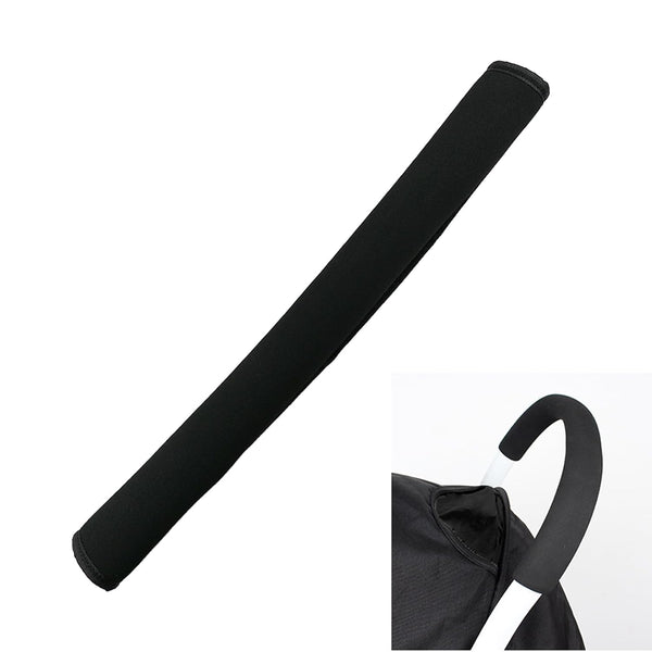 Universal Stroller Handle Sleeve Cover, Replacement Baby Stroller Handle Pads, Handle Sleeve Cover for Baby Stroller Pushchair, Pushchair Armrest Handle Protector Cover,18.9Inch*6.3Inch (Black)