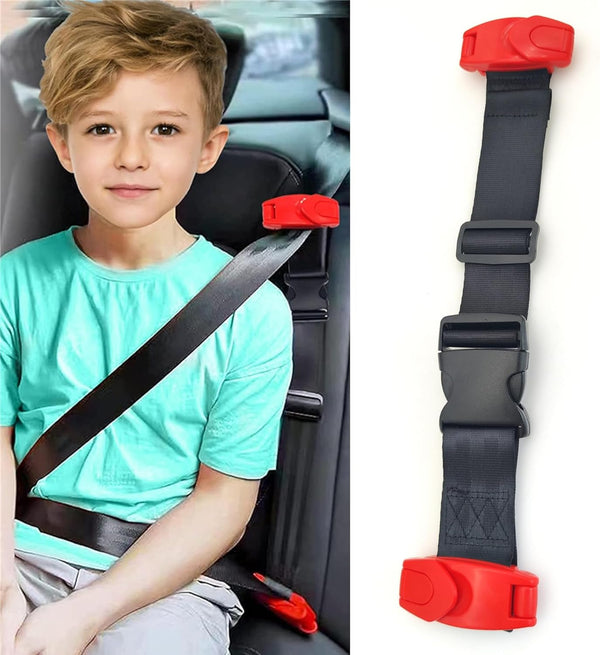Kids Car Seat Strap Adjuster with Clip and Position Strap, Protect Shoulder and Neck, Universal Fit for Passenger Cars