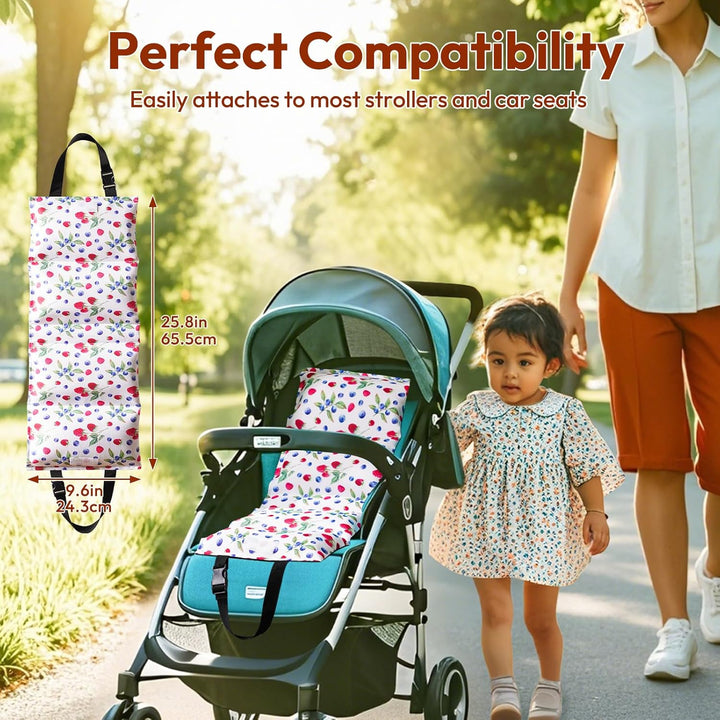 Car Seat Cooling Pad, Baby Stroller Cooling Pad - Insulated Cushion with Ice Pack for Heat, Multifunctional Cooler for Kids, Adults and Pets, Comfortable & Durable Summer Seat Liner Cooling Cover