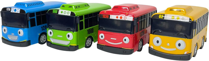 Tayo Gani Lani Rogi - the Little Bus Tayo Special Metal Vehicles Set 4Pcs