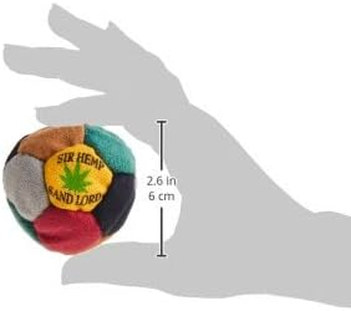 Sir Hemp Footbag, Black/Green/Grey/Red/Tan/Yellow